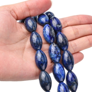 Lapis lazuli - oliwka 23x13mm