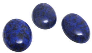 Kaboszon - lapis lazuli - owal 25x18mm