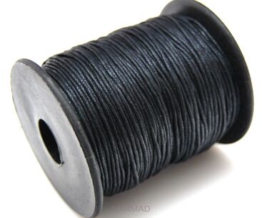 sznurek bawełniany woskowany średnica 0,5mm i 0,8mm