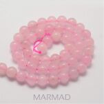 Kwarc różowy - kula 6mm - 2