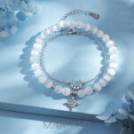 Osłonki zaciskowe - 3mm - kolor srebrny - 2