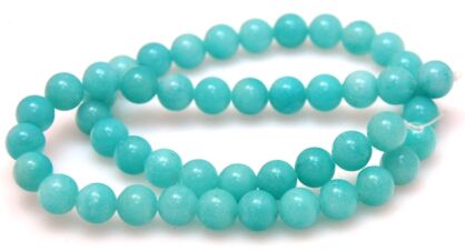 Jadeit - kula 8mm - amazonitowy