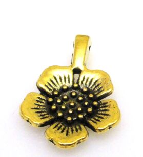 Zawieszka - kwiatek 22x15mm