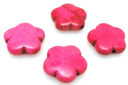 Howlit różowy - kwiatek 15mm