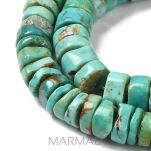 Turkus naturalny -krążek 7x1,5-4mm