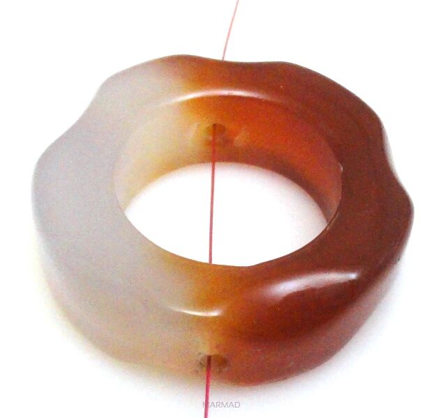 Agat na wisior - donut 45mm