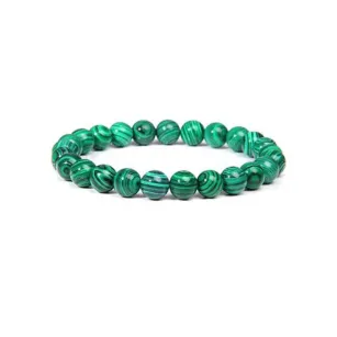 Bransoletka - Malachit- kule 8mm - 18cm