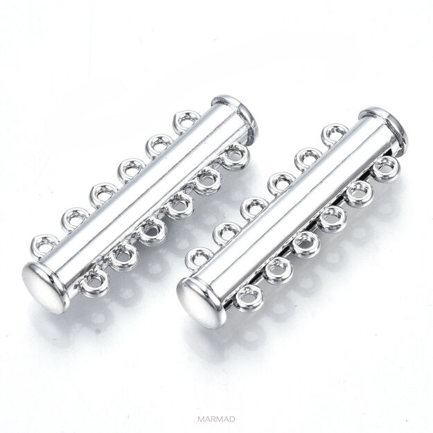 Zapięcie magnetyczne typu slide - 6 oczek