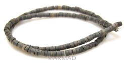 Muszla szara tęczowa matowa- krążki 4mm