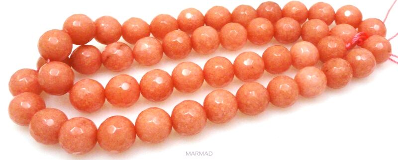 Jadeit fasetowany - kula 8mm