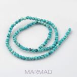 Jadeit naturalny- kula 4mm - turkusowy