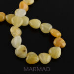 Topaz jadeitowy - serce -10x10x5mm