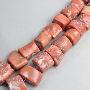 Koral naturalny pomarańczowy - bryłki 13-28x23-33