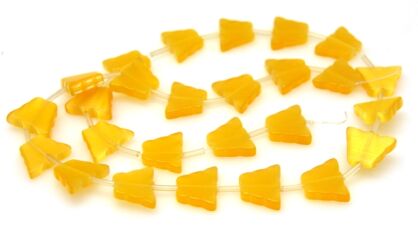 Kocie oko- uleksytowe - motyl 12x10mm - żółty