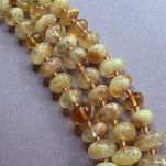 Cytryn naturalny - nugetty (zaokrąglone bryłki) 10x8x5mm - 4