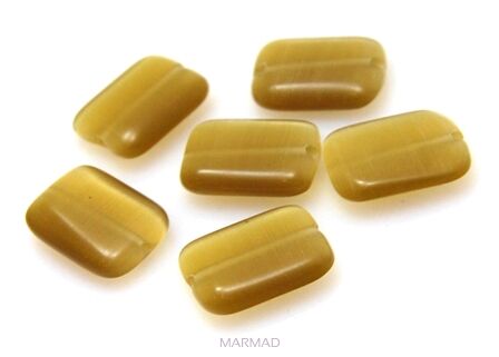 Uleksyt - prostokąt 13x10mm - oliwkowy