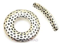 Zapięcie do korali kółko 25mm na dwie linki