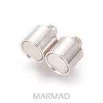 Zapięcie magnetyczne - 16x6mm, otwór -1,5mm - 2