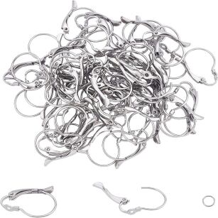 Bigle - zamknięte ze stali nierdzewnej 304 18x15x3,5 mm- para