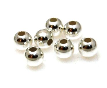 Kulka gładka 6mm - srebro 925