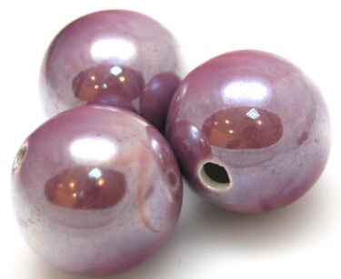 Ceramika opalizująca fioletowa - kula 30mm