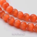 Kocie oko- uleksytowe pomarańczowy - kula 8mm - 2