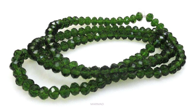 Kryształki fasetowane - oponki 4x3mm