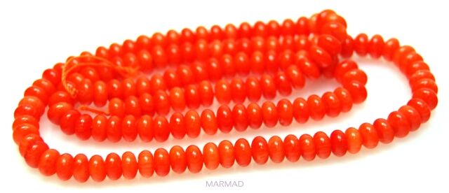 Koral - oponka 5x3mm - pomarańczowy