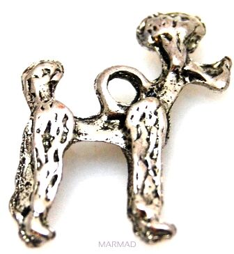 Ozdobny element do zawieszana - piesek 22x18mm PROMOCJA