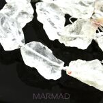 Kryształ górski - kamienie surowe- z otworem - 2