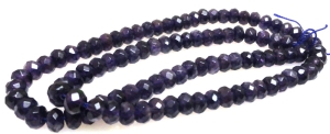 Ametyst fasetowany - oponki 6x4mm