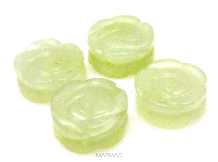 Jadeit - różyczka 14mm - kolor winogrona