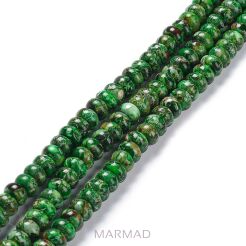 Jaspis cesarski zielony - oponka 8x5mm