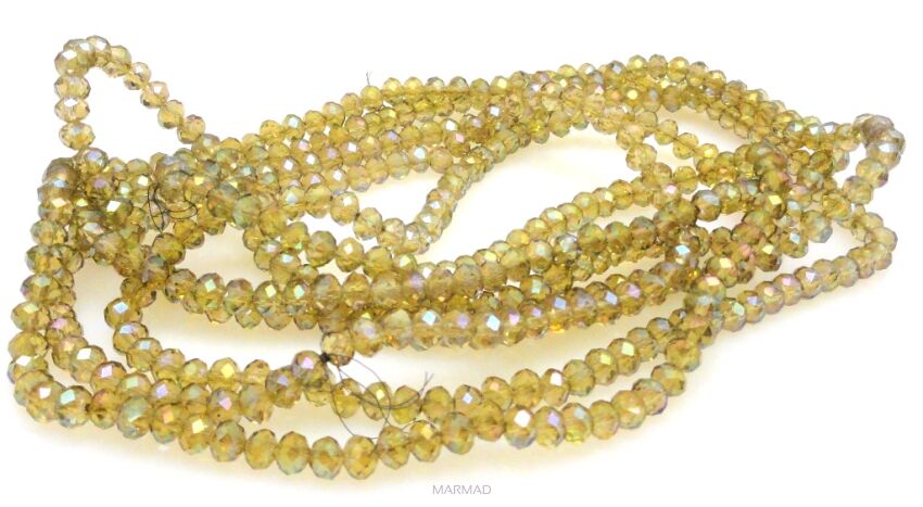 Kryształki fasetowane - oponki 4x3mm