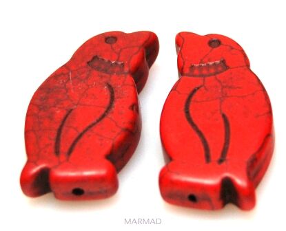 Howlit - pingwin 30x17mm - czerwony