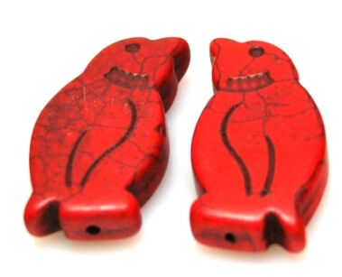 Howlit - pingwin 30x17mm - czerwony