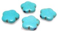 Howlit turkusowy - kwiatek 15mm