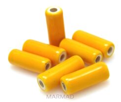 Ceramika - walec 16x6mm - żółta