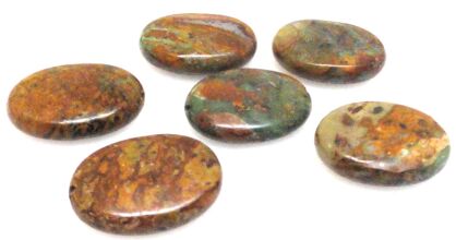 Jaspis impresja - owal 20x15mm