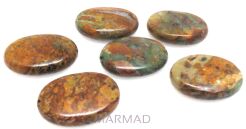 Jaspis impresja - owal 20x15mm