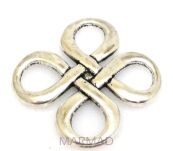 Łącznik - kwadrat pleciony 28x28mm