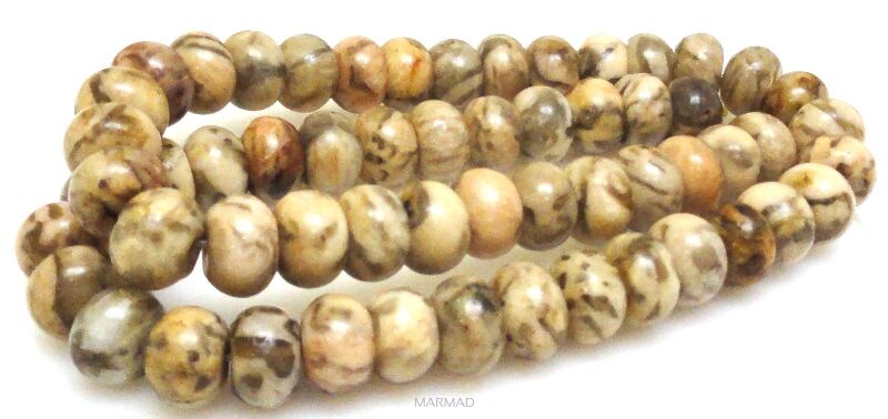 Jaspis tygrysi - oponka 10x7mm