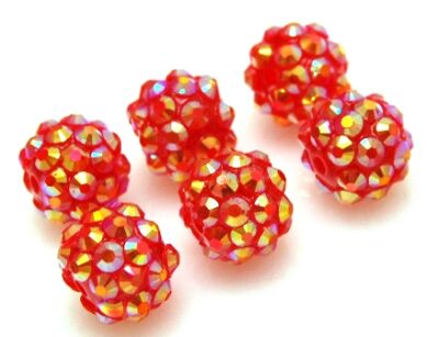 Akryl - kula 12mm - różowe