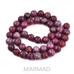 Turkus naturalny amerykański - kula 8mm - fuksja