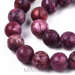 Turkus naturalny amerykański - kula 8mm - fuksja