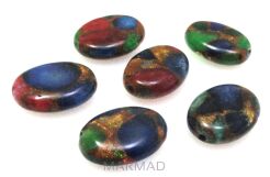 Kwarc z żywicą - owal 14x10mm