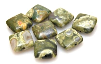 Riolit kwiatowy - kwadrat 15x15mm