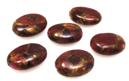 Kwarc z żywicą - owal 14x10mm