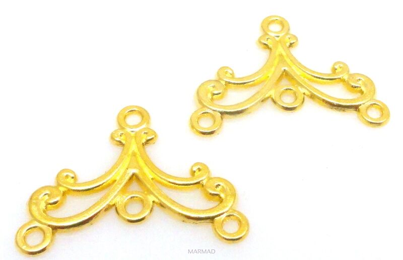 FILIGRAN Baza na wisior, kolczyki 27x20mm