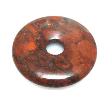 Jaspis - na zawieszkę - donut 30mm